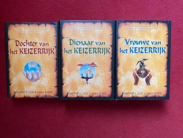 RAYMOND FEIST DE KEIZERRIJKTRILOGIE COMPLEET IN GOEDE STAAT, Boeken, Fantasy, Ophalen of Verzenden