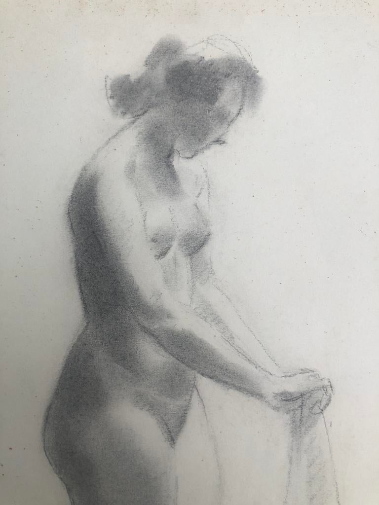 Alfred Martin potloodtekening naakt Luik, Enlèvement ou Envoi