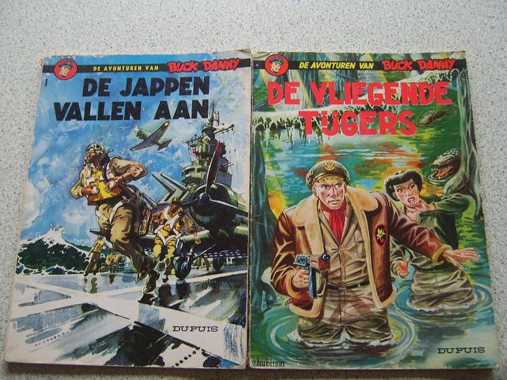 Stripverhalen van Buck Danny, Boeken, Stripverhalen, Gelezen, Meerdere stripboeken, Ophalen of Verzenden