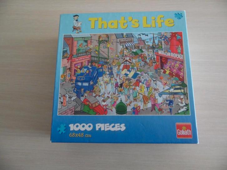 PUZZLE THAT'S LIFE        1000 PIÈCES PARIS       GOLIATH, Hobby & Loisirs créatifs, Sport cérébral & Puzzles, Comme neuf, Puzzle