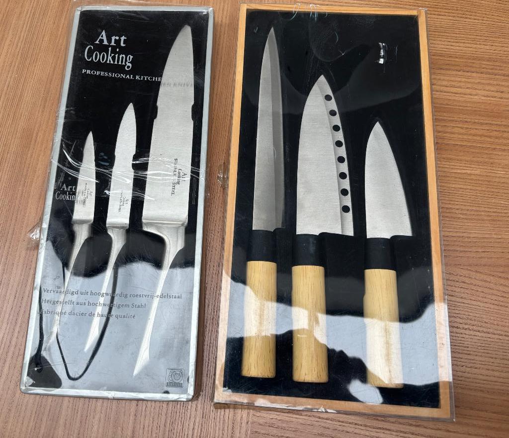 Ensemble de couteau de cuisine professionnel, Maison & Meubles, Cuisine | Couverts, Enlèvement, Neuf, Inox ou Chrome, Ensemble de couverts