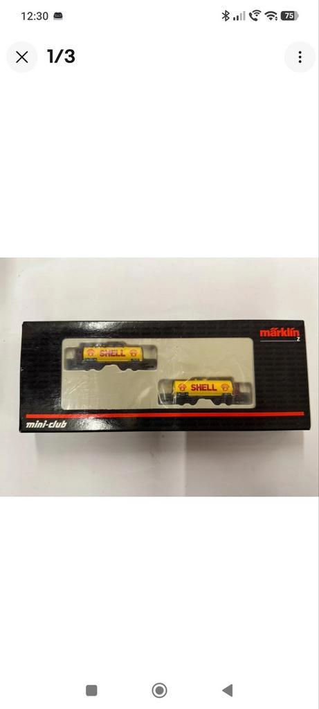 Marklin z 2 wagons esso type 82070 excellent état avec boite, Muziek en Instrumenten, Blaasinstrumenten | Mondharmonica's, Ophalen of Verzenden