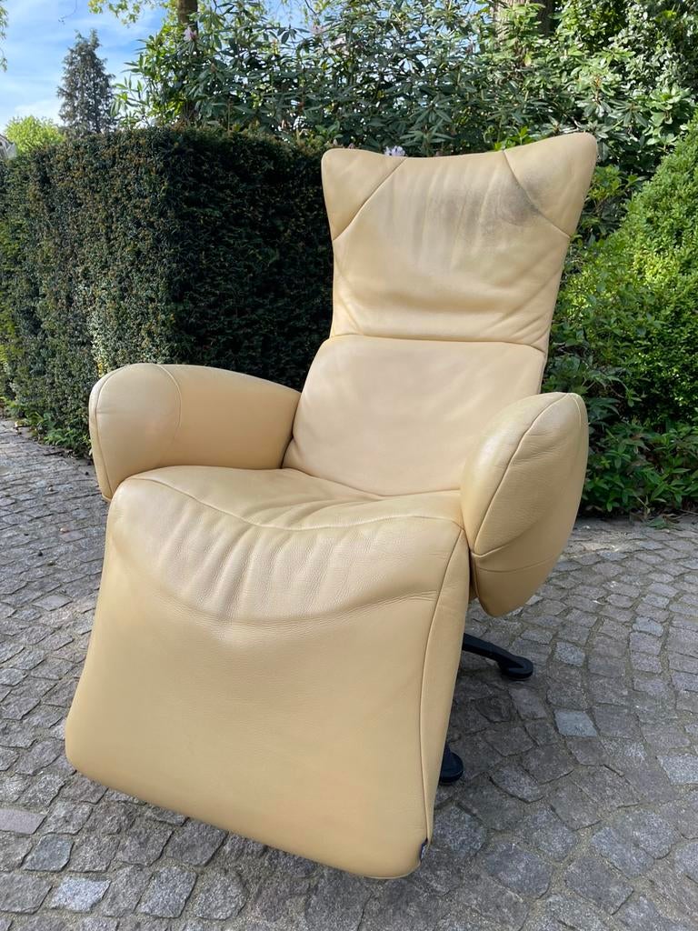 JORI loungestoel, Huis en Inrichting, Fauteuils, Gebruikt, Leer, Ophalen of Verzenden