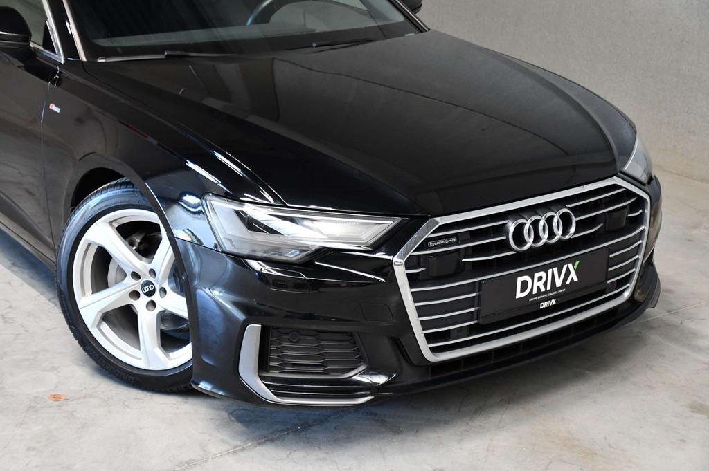 Audi A6 S-Line - Quattro - 40TDI - DAB - ACC - Trekhaak, Auto's, 1800 kg, Gebruikt, 4 cilinders, Alcantara