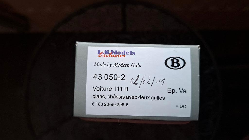 LS Models NMBS l11 rijtuig 43 050-2, Autres marques, Analogique, Enlèvement ou Envoi, Wagon