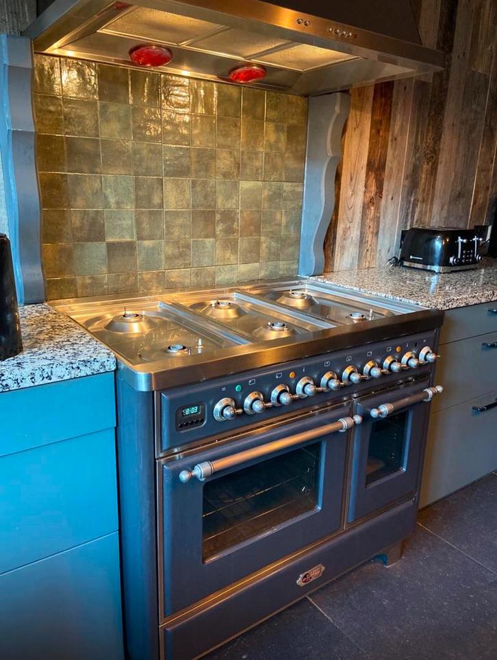 BORETTI MAJESTIC fornuis te koop, Elektronische apparatuur, Fornuizen, Zo goed als nieuw, Vrijstaand, Gas, 5 kookzones of meer