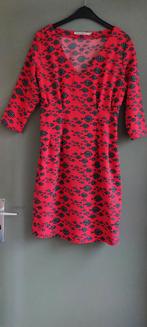 Nieuw kleedje Nathalie Vleeschouwer rood met vissen maat S, Verzenden, Nieuw, Knielengte, Maat 36 (S)