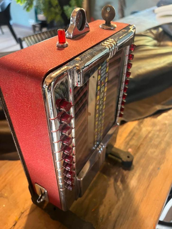 Rockola 1422 , 1426 of 1428 wallbox + zeldzame steun, Verzamelen, Automaten | Jukeboxen, Gebruikt, Rock Ola, Voor 1950, Ophalen of Verzenden