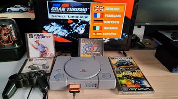 Playstation 1 avec jeux test sur place possible, Enlèvement ou Envoi, Comme neuf, Avec jeux