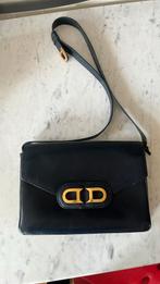 Vintage donkerblauwe delvaux leder, Ophalen of Verzenden