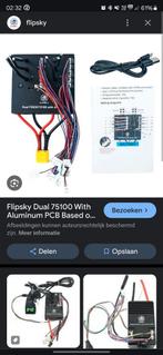 Flipsky dual 75100 met Bluetooth module en anti spark, Gebruikt, Ophalen of Verzenden