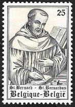 1 Postzegel België 1990 Sint Bernardus, Enlèvement ou Envoi, Non oblitéré, Timbre-poste, Neuf