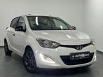Hyundai i20 1.2i - 1erMain - Airco - Carnet - Toit, Euro 5, Leder en Stof, Wit, Bedrijf