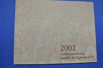 Pochette annuelle complète des timbres belge de 2002 entière