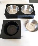 3 Voer en eetbakjes voor katten. Prijs voor de 3 samen., Ophalen of Verzenden, Gebruikt