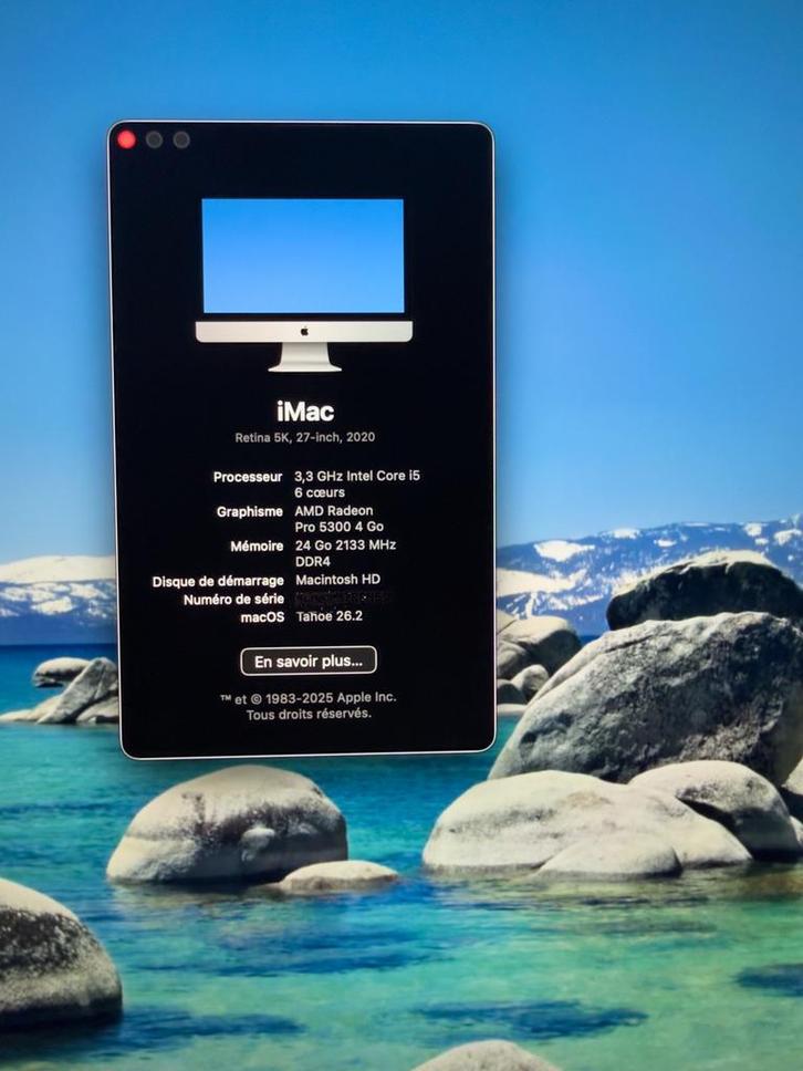 IMAC 27" 24g 512 hd 5k Retina 2020, Computers en Software, Apple Desktops, Gebruikt, iMac, HDD, 3 tot 4 Ghz, Ophalen