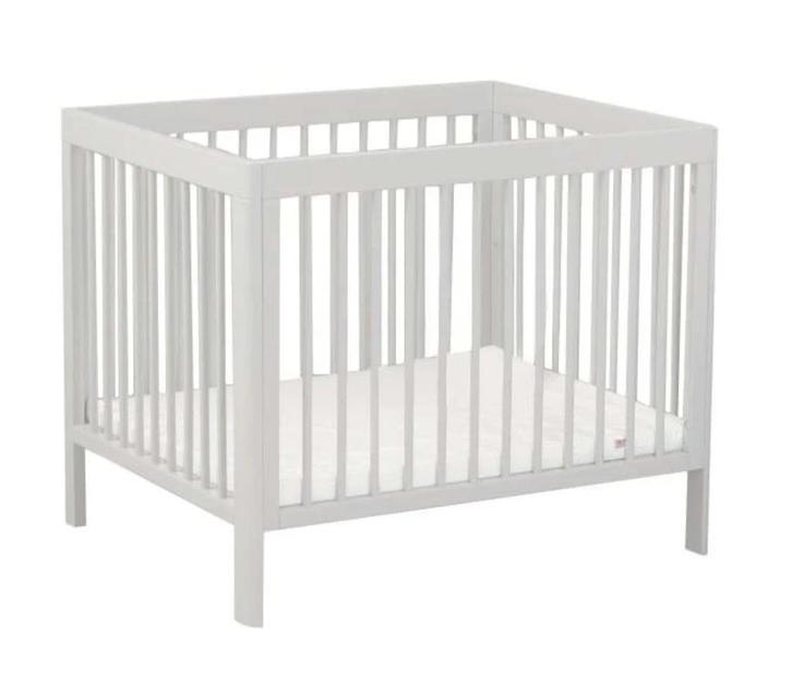 Wit babypark mét omranding & matras (lukas, rêves d'anais), Kinderen en Baby's, Babyparken, Zo goed als nieuw, Rechthoekig, In hoogte verstelbaar