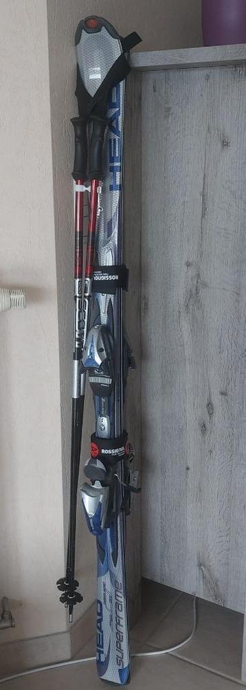 PACK SKIS FEMME HEAD + FIXATIONS + BÂTONS beschikbaar voor biedingen