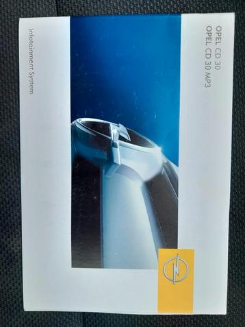 Handleiding Opel CD 30 beschikbaar voor biedingen