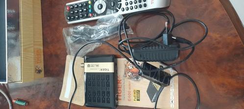 Tiger Star E400 mini+ satelliet-tv-ontvanger KIT, Audio, Tv en Foto, Televisie-accessoires, Zo goed als nieuw, Ophalen of Verzenden