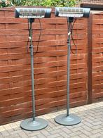 Terrasverwarmers Q-Time golden 1800 S, 2 stuks, Ophalen, Zo goed als nieuw, Elektrisch, Vloer