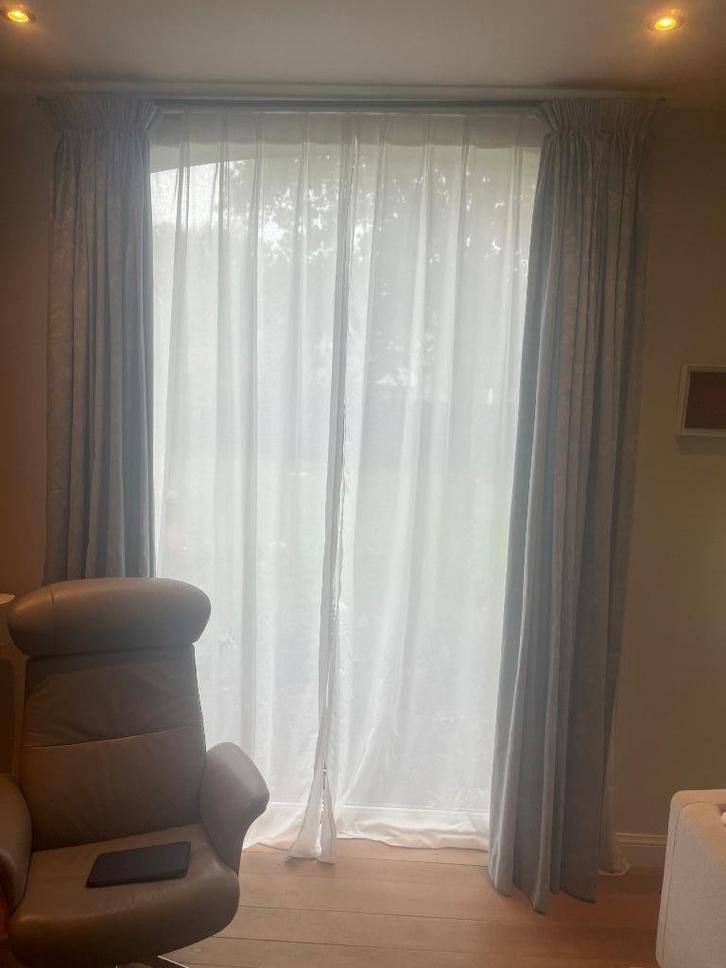 Landelijke gordijnen in Engelse stijl, Huis en Inrichting, Stoffering | Gordijnen en Lamellen, Gebruikt, 200 cm of meer, 200 cm of meer