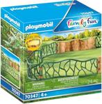 PLAYMOBIL Family Fun Dierenpark omheining, Ophalen of Verzenden, Zo goed als nieuw, Los Playmobil