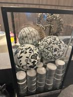 3 keramiek bollen 10cm, Ophalen of Verzenden