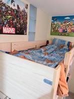 Hoogslaper met kastruimte en bureau, Kinderen en Baby's, Kinderkamer | Stapelbedden en Hoogslapers, Ophalen, Gebruikt, Hoogslaper