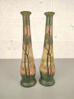 Duo art nouveau Legras vazen, Ophalen of Verzenden