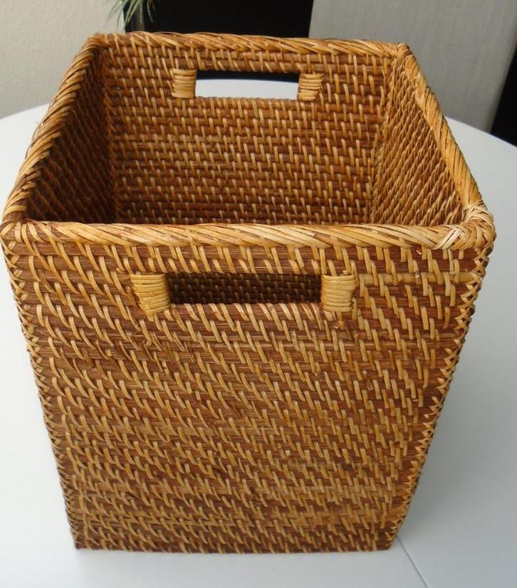ZEEGRAS MANDEN HOOG MODEL GROOT 34 x 27 x 27 CM NIEUW, Huis en Inrichting, Woonaccessoires | Schalen en Manden, Nieuw, Mand, Rechthoekig