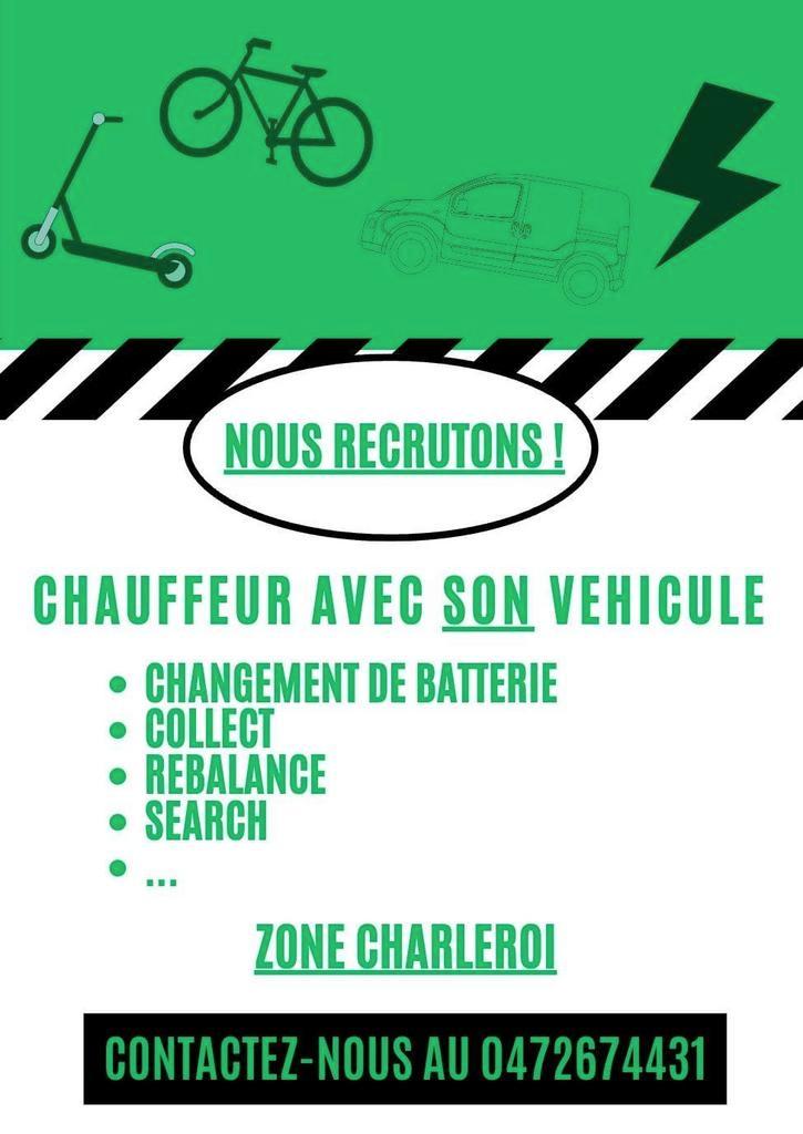 Chercher chauffeur pour changement de batterie., Vacatures, Vacatures | Chauffeurs