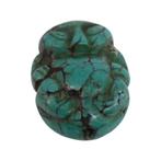 Pendentif Félin Turquoise de la Chine - Ancienne Collection, Antiquités & Art, Enlèvement ou Envoi