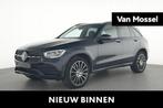 Mercedes-Benz GLC 300 de AMG Line + LEDER + CARPLAY + PANORA, Auto's, Mercedes-Benz, Automaat, 4 cilinders, Blauw, Plug-in hybride