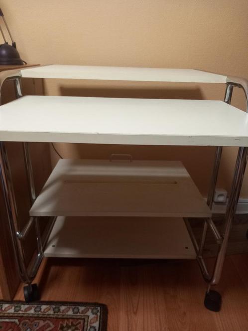 Table à roulettes pour PC, Huis en Inrichting, Kasten | Computermeubels, Gebruikt, 70 tot 120 cm, Minder dan 70 cm, 40 tot 80 cm