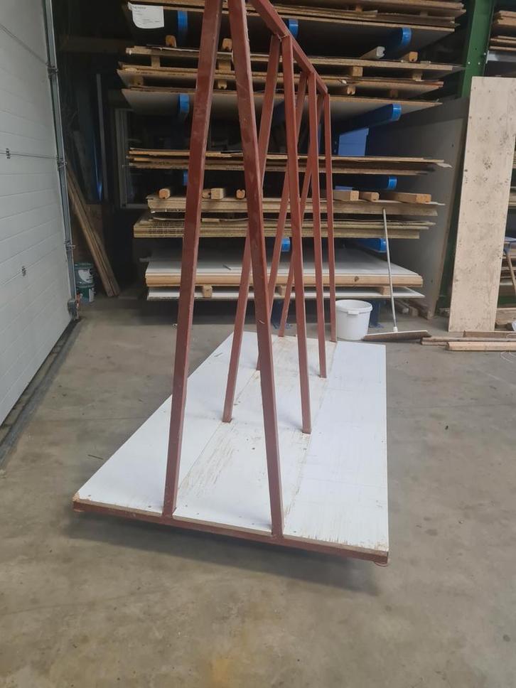 platenrek platenstelling materiaal stelling glasbok, Doe-het-zelf en Bouw, IJzerwaren en Bevestigingsmiddelen, Zo goed als nieuw