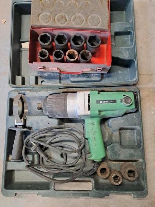 Hitachi WH22 slagmoersleutel  met extra koffer, Doe-het-zelf en Bouw, Gereedschap | Overige machines, Gebruikt, Ophalen
