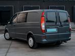 Mercedes Vito 2.2L Dubbel Cabine 5 zitplaatsen, Auto's, Bestelwagens en Lichte vracht, Euro 5, Zwart, 2000 kg, Blauw