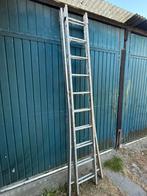Ladder metaal uitschuifbaar, Doe-het-zelf en Bouw, Ophalen, Gebruikt, Ladder, Opvouwbaar of Inschuifbaar