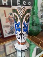 Vase art déco en céramique craquelée AMC Auguste Mouzin 1920, Antiquités & Art, Antiquités | Vases, Enlèvement ou Envoi