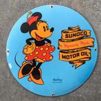 Minnie Mouse sunoco emaillen reclame bord veel andere borden, Enlèvement ou Envoi, Comme neuf, Panneau publicitaire