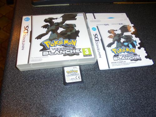 Nintendo DS Pokémon version Blanche (orig-complet) FRANCAIS, Consoles de jeu & Jeux vidéo, Jeux | Nintendo DS, Utilisé, À partir de 3 ans