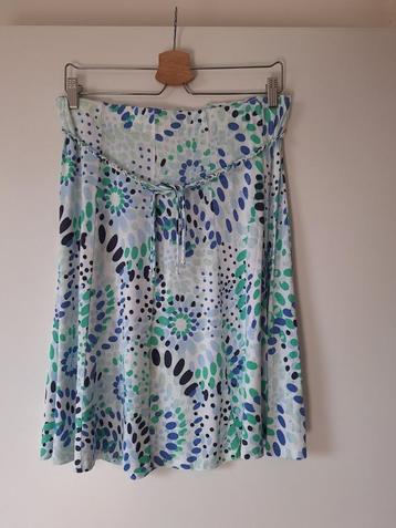 Rokje blauw/groen/wit Terre Bleue (maat 44) beschikbaar voor biedingen