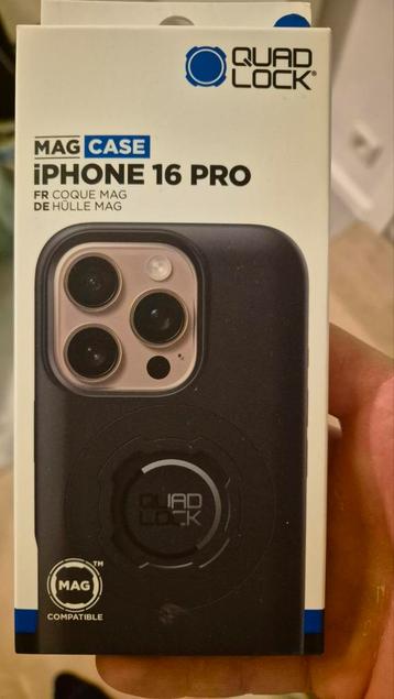 Ongebruikte nieuwe Quadlock case iPhone 16pro beschikbaar voor biedingen