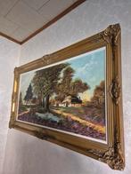 Vintage schilderij in antieke kader, Ophalen