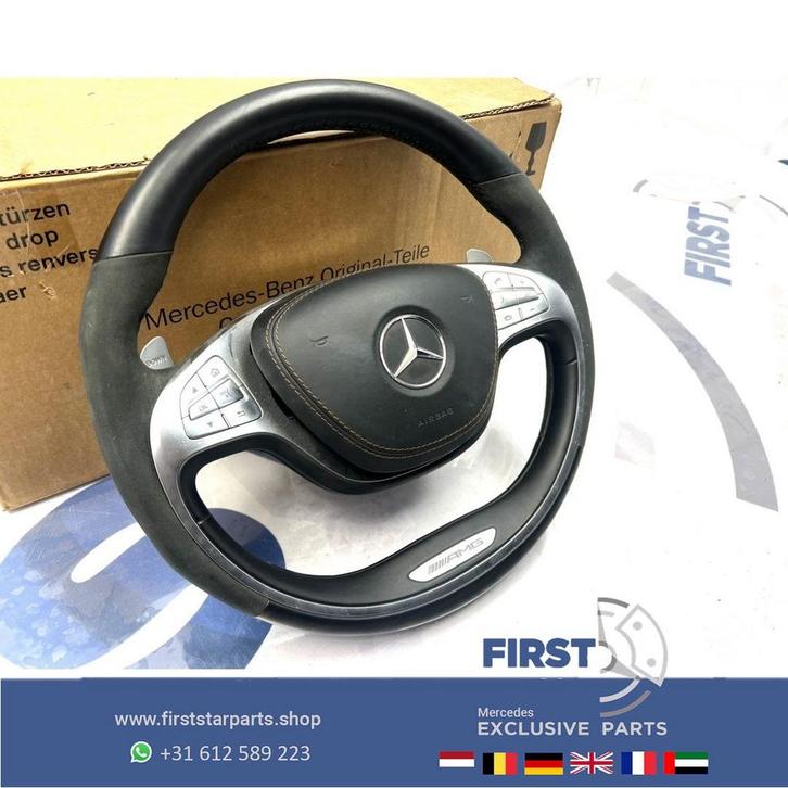 W222 X166 W447 AMG STUUR Mercedes S GLS V KLASSE 2013-2020 W, Auto-onderdelen, Besturing, Mercedes-Benz, Gebruikt, Ophalen of Verzenden