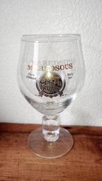 Brasserie bière ancien verre 25 cl pour la Maredsous au fût, Autres marques, Utilisé, Enlèvement ou Envoi, Verre ou Verres