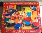 Disney Bilderbaukasten Holzwürfel cubes of wood, 6 puzzels, Antiek en Kunst, Antiek | Speelgoed, Ophalen of Verzenden