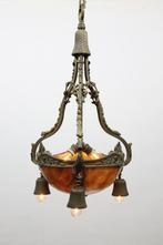 Hanglamp met albast schaal, Ophalen of Verzenden