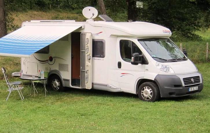 Camper fiat Ducato Challenger 27.000klm/1 eigenaar, Caravans en Kamperen, Mobilhomes, Particulier, Challenger, Fiat, Diesel, Airconditioning